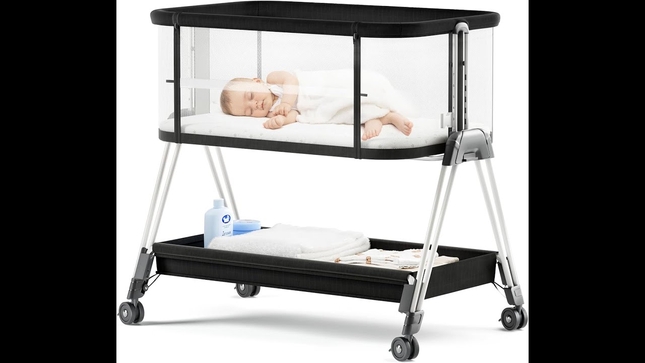 Assembling Fodoss Baby Bedside Bassinet Crib Portable Bed Co Sleeper Berceau Pour Bébé
