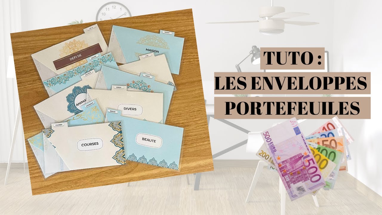 [TUTO] FAIRE SES ENVELOPPES PORTEFEUILLES