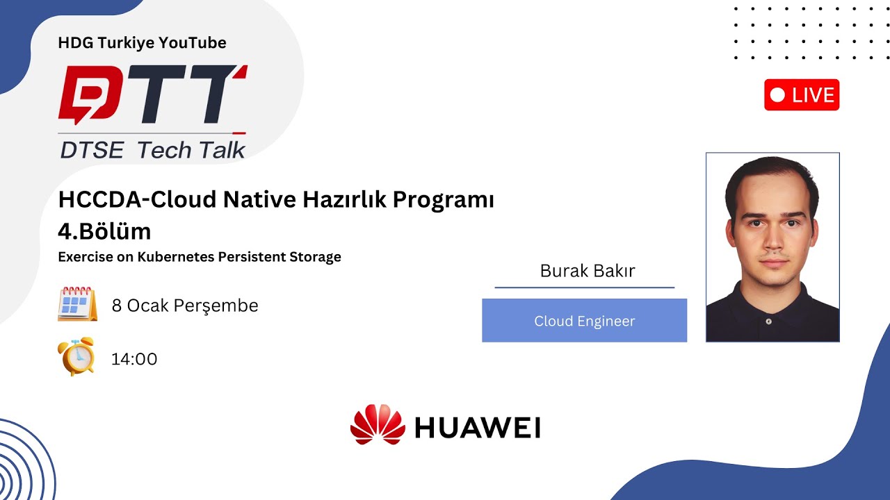 🚀 DTT Talk- HCCDA Cloud Native Hazırlık Serisi 4.Bölüm