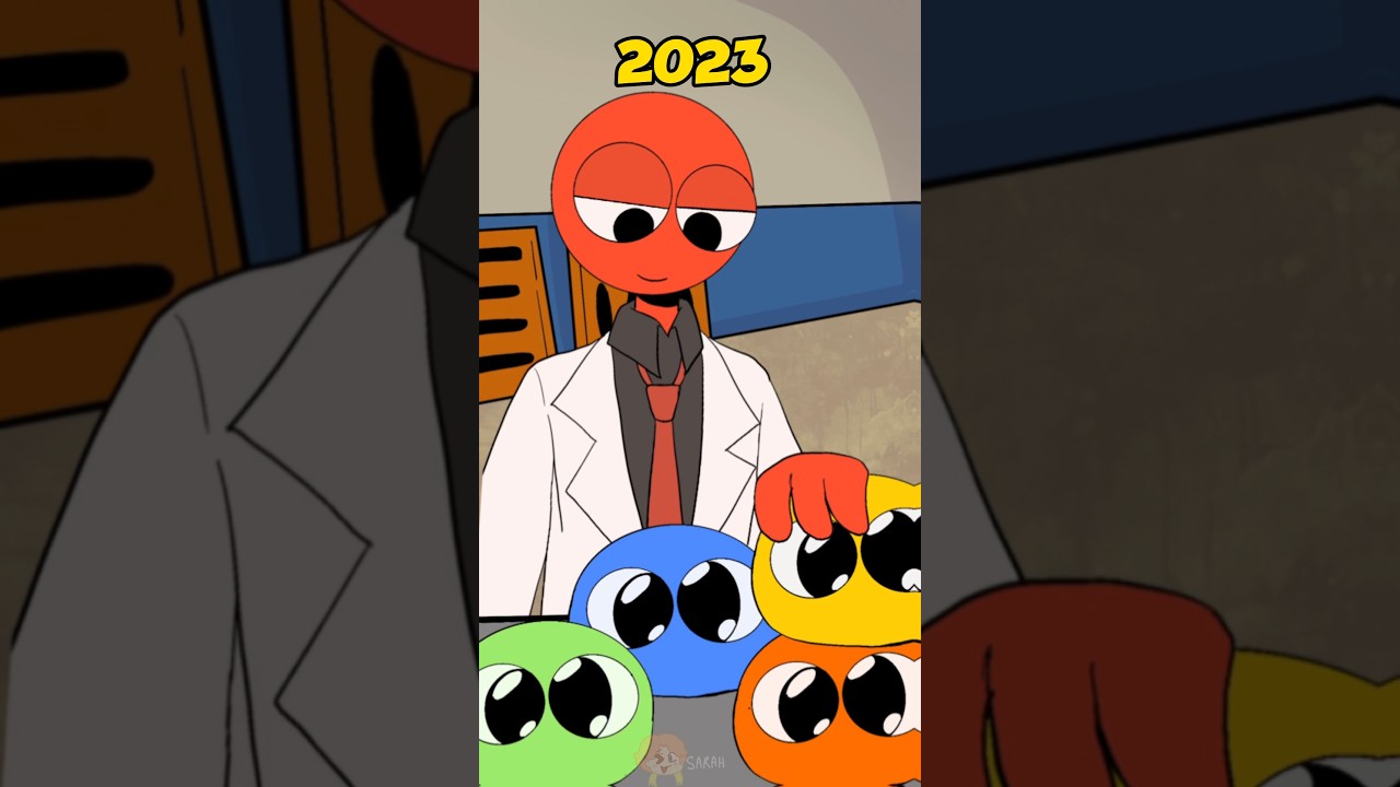 Rainbow Friends RED&rsquo;s PAST | Rainbow friends chapter 2 animation #rainbowfriendschapter2 #shorts