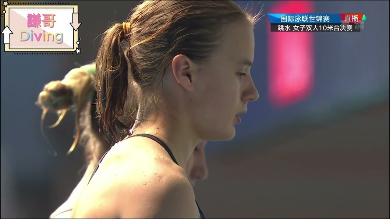 2019 World Championships Women’s 10m Synchro Platform Final (Round 2)  2019年世界游泳錦標賽女子雙人十米跳台決賽 第二輪
