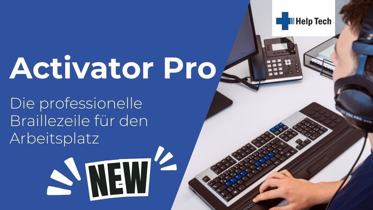 Activator Pro - die Braillezeile f&uuml;r den Arbeitsplatz