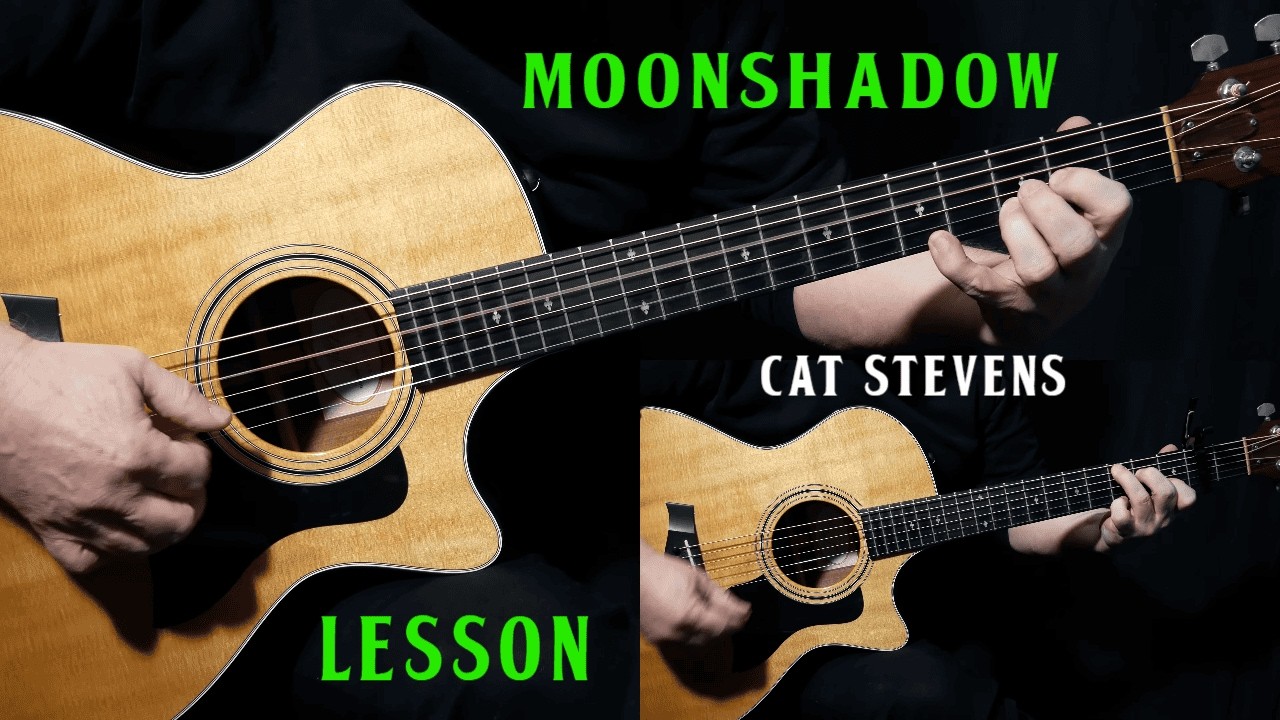 how to play Moonshadow on guitar by Cat Stevens - Yusuf Islam | guitar lesson tutorial
