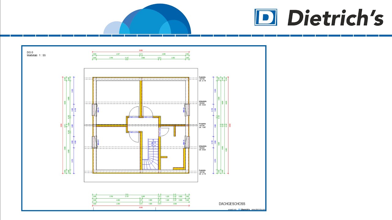 Grundrissplan Erweiterungen | Dietrich's Version 20
