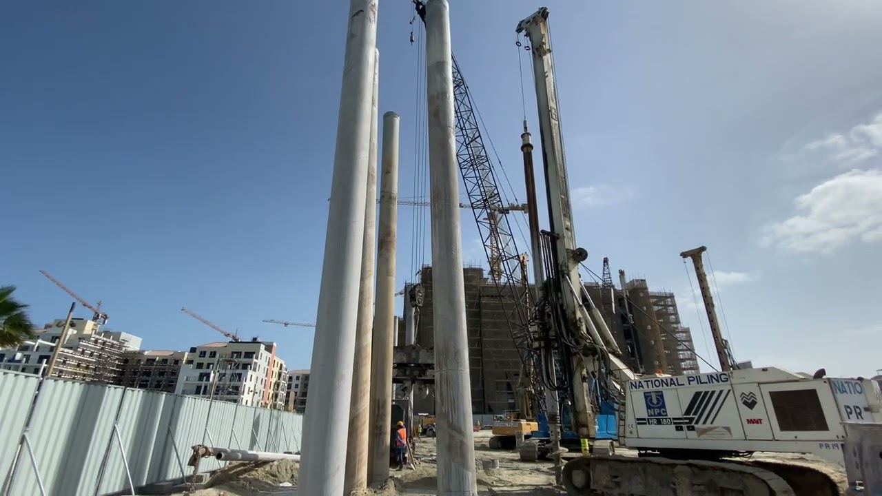 Piling Work Trailer. Follow us to get step by step guide for piling work.