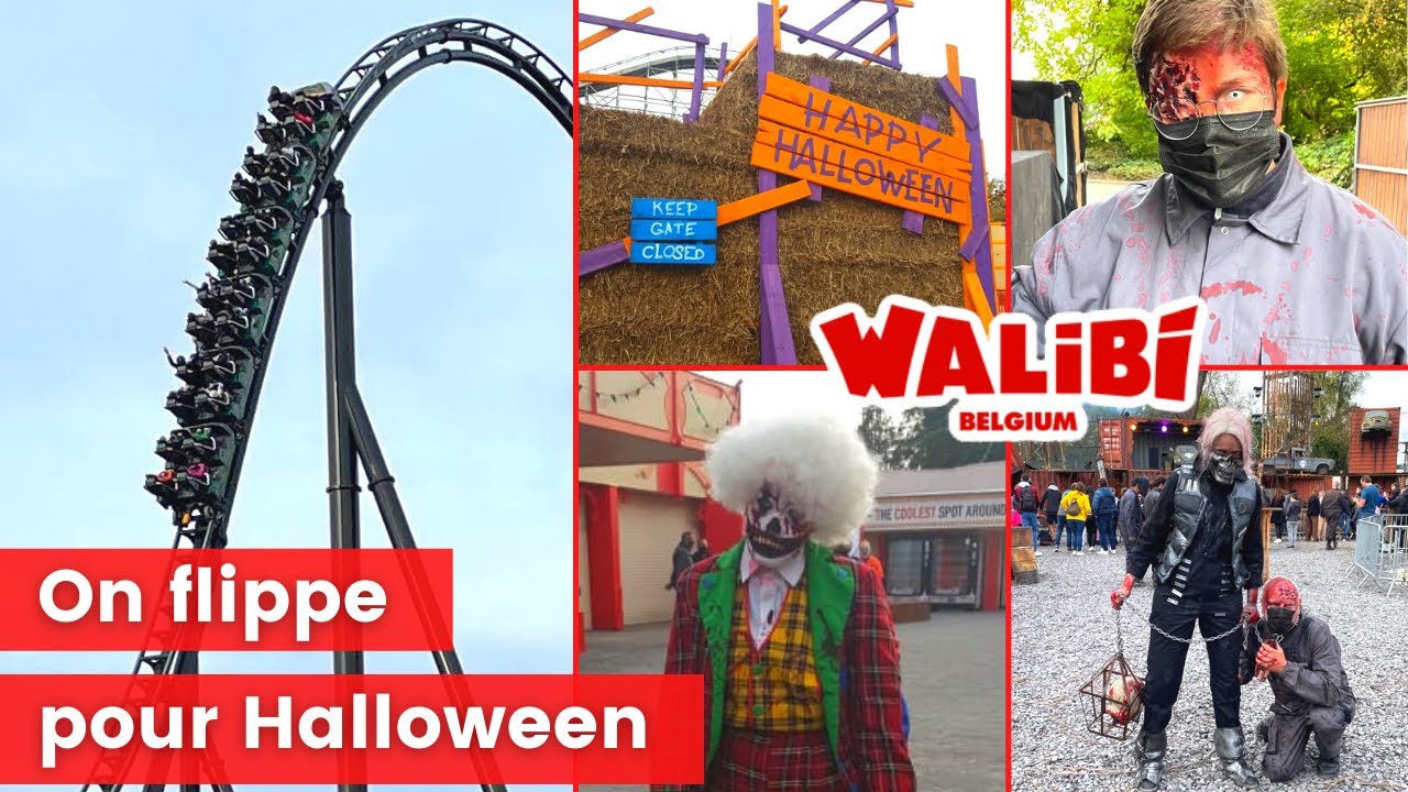 On fait une maison hantée à Walibi Belgium pour Halloween et Kondaa