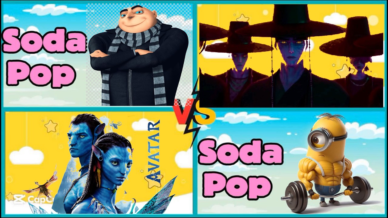 Gru vs Minion vs Avatar in Soda Pop Tiles Hop! 034