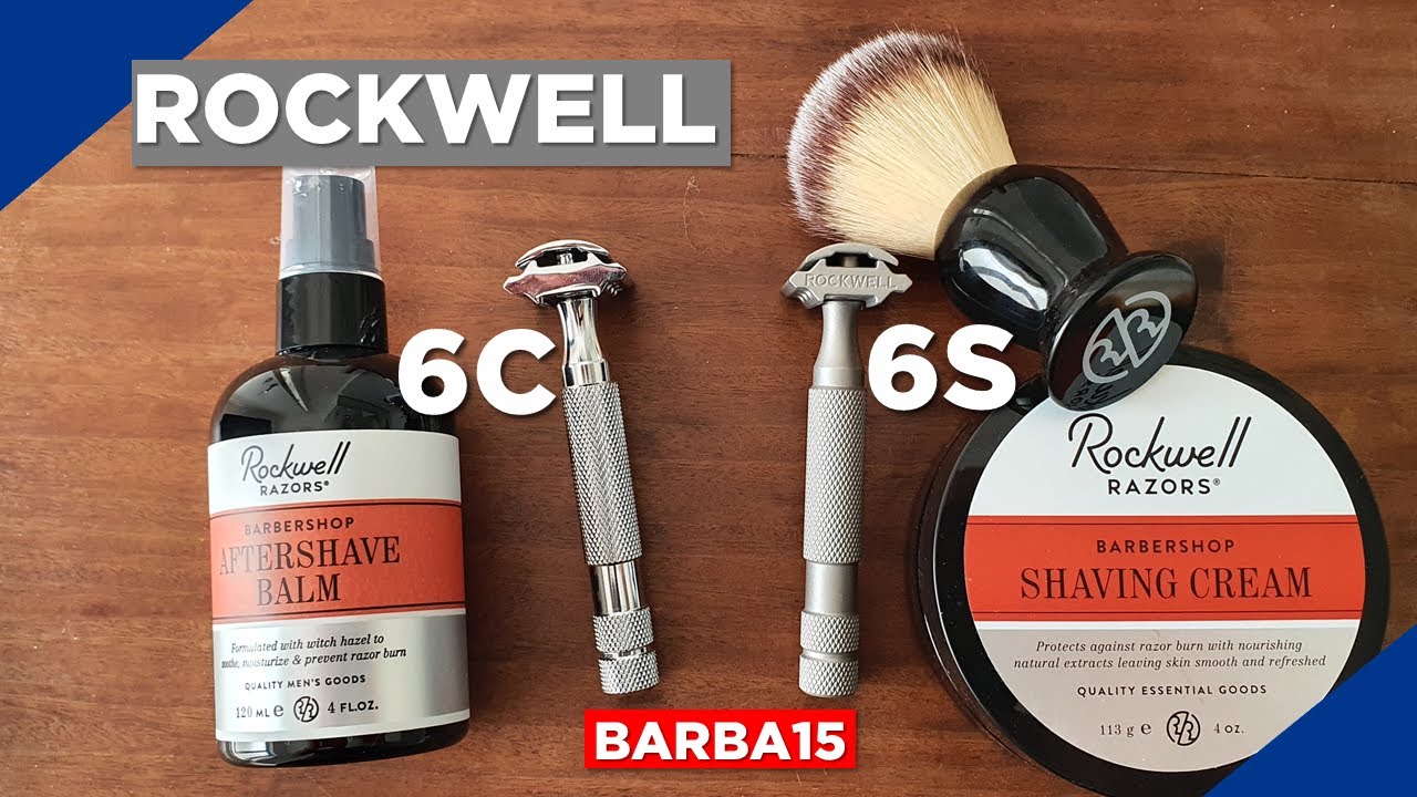 💈 Kit de Barbear Rockwell - 6C & 6S | Como ter um barbear rente sem irritação 💈
