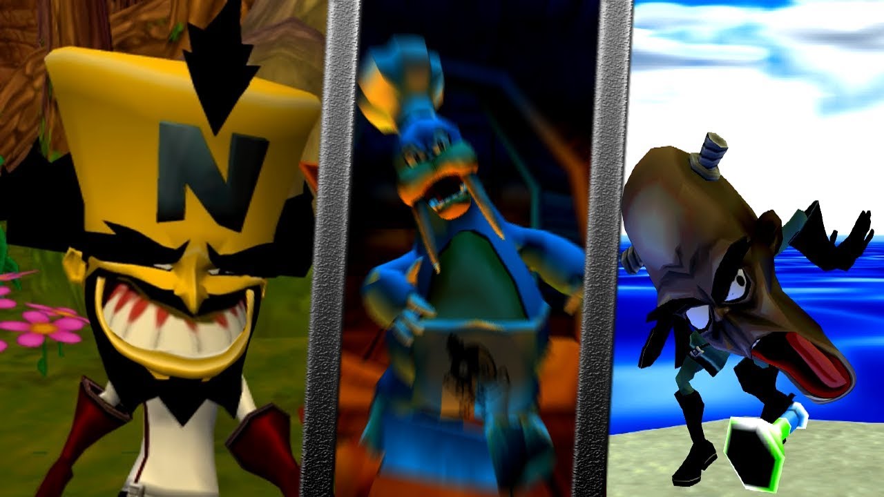 (PCSX2) Crash Twinsanity - All Boss Fights (4K 60FPS)