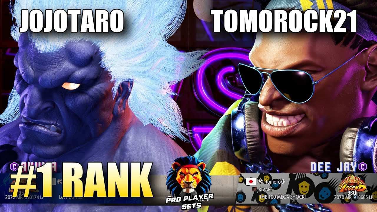 SF6 ☆ Jojotaro (#1 Ranked Akuma) VS tomorock21 (Dee Jay) ☆ Pro Level Set