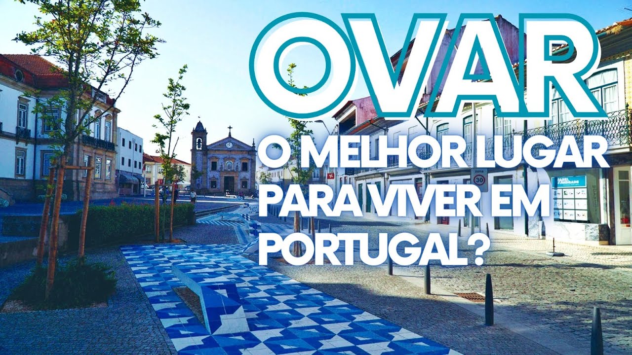 PORTUGAL, CENTRO DE OVAR, LUGAR BONITO, PEQUENO, MAS TEM TUDO O QUE PRECISA PARA MORAR BEM