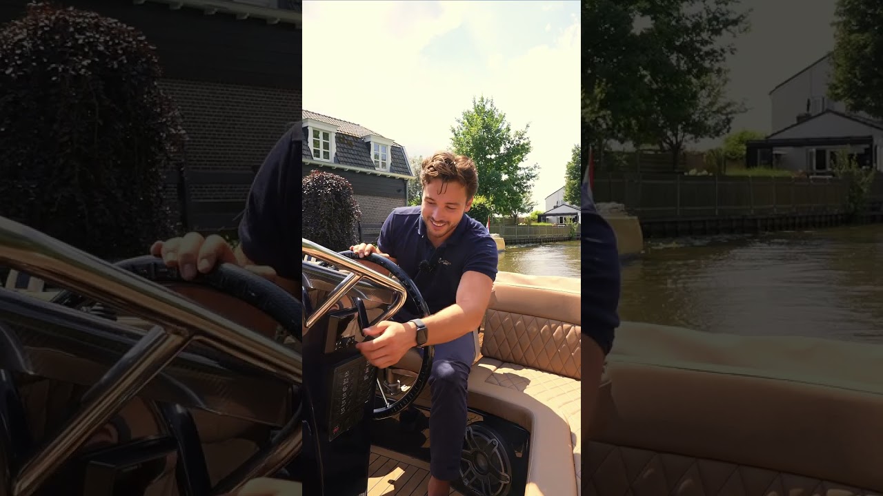 De prachtige Waterspoor 717 Aviator in actie, met een stille maar krachtige 52 pk Vetus dieselmotor!