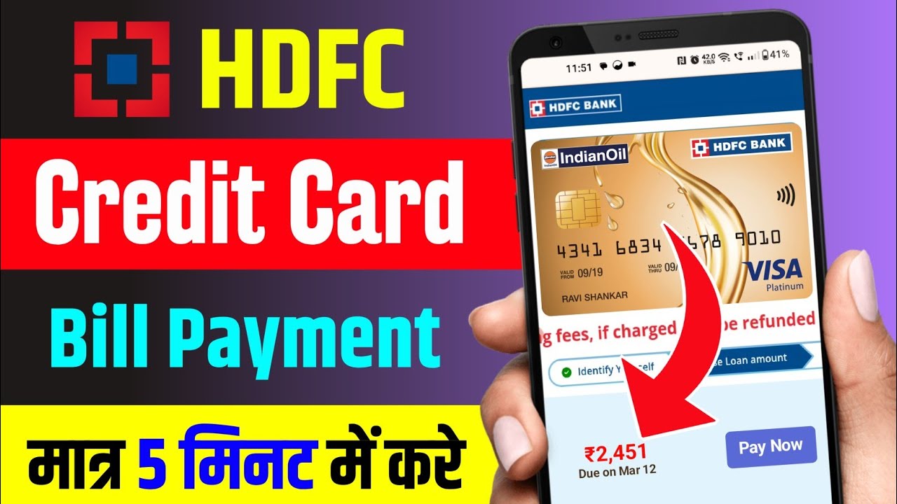 HDFC Bank Credit Card Bill Pay kaise kare | HDFC Credit Card Bill Payment Online