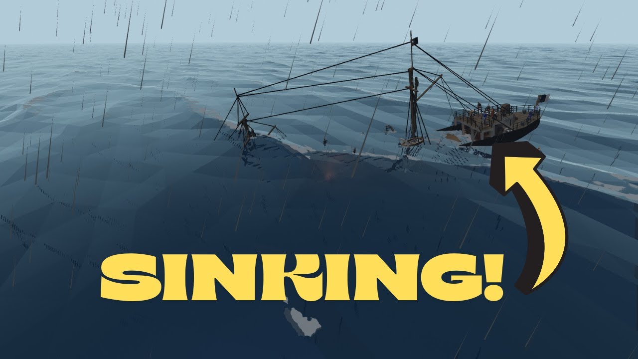 Cargo ship sinks in storm! [Stormworks Build and Rescue