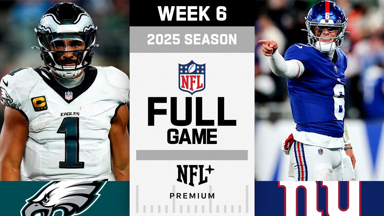 TNF Upset! Philadelphia Eagles vs. New York Giants FULL GAME | NFL 2025 Season Week 6