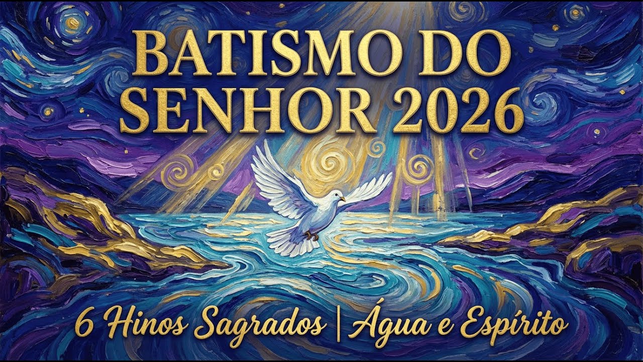 Batismo do Senhor 2026 | 6 Hinos Sagrados de Água e Espírito | Música Cristã Pacífica