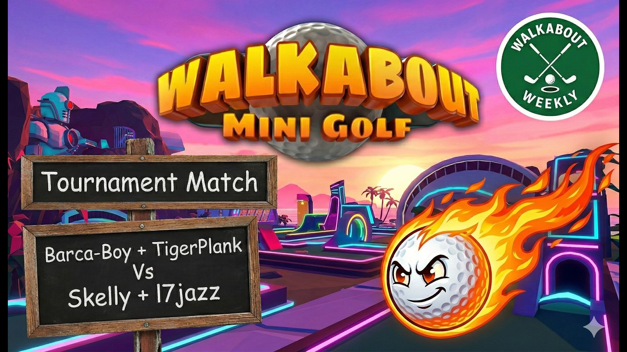 Walkabout Mini Golf VR Multiplayer | [The Centre Of The Earth] (HARD) | Full Match Gameplay