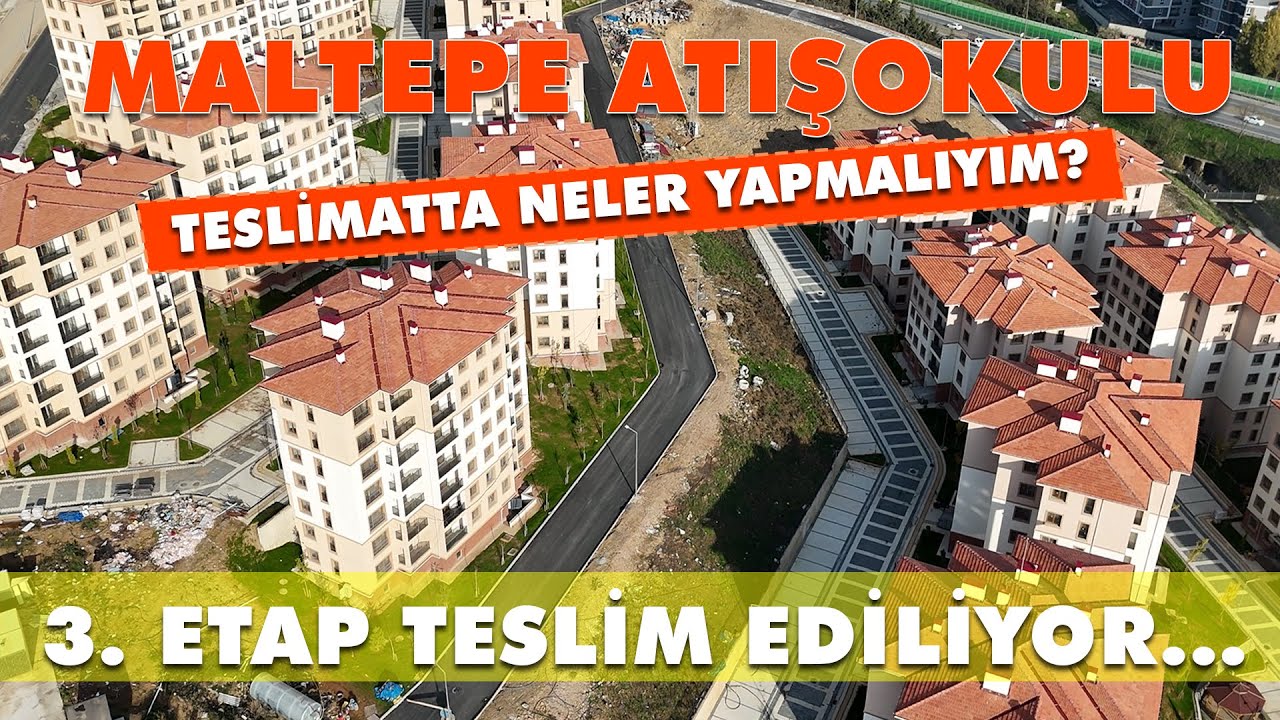 Toki Maltepe Atışokulu 3. Etap 577 Konut Teslim aşamalarında neler yapmalıyım? #toki #tokiatışokulu