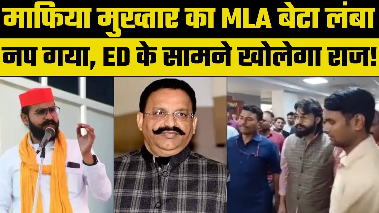 Mafia Don Mukhtar Son MLA Abbas Ansari remanded to ED custody for 7 days, अब्बास ईडी रिमांड पर