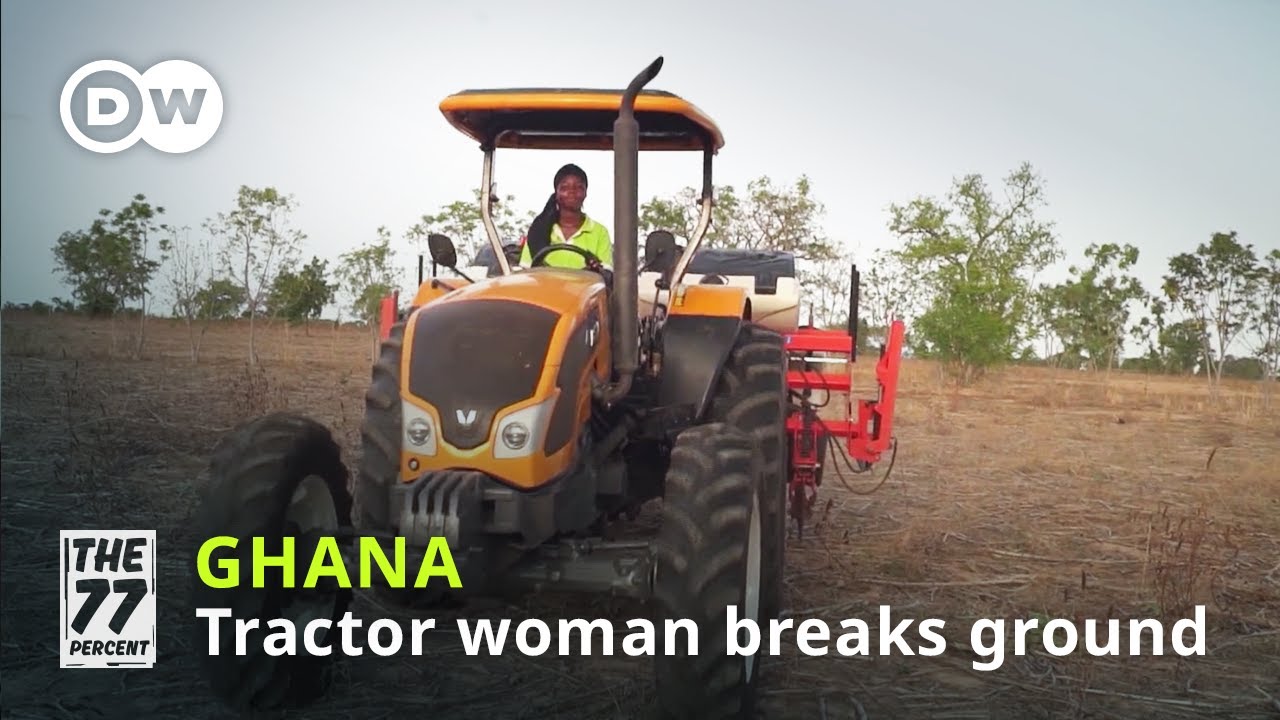 Ghanaian Tractor Woman breaks new ground