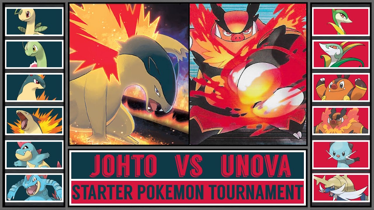 JOHTO vs UNOVA | Starter Pokémon Tournament [Pre-Qualifier]