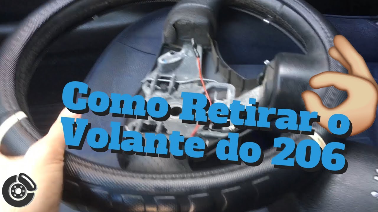 Como Retirar o Volante do Peugeot 206 👌🏻