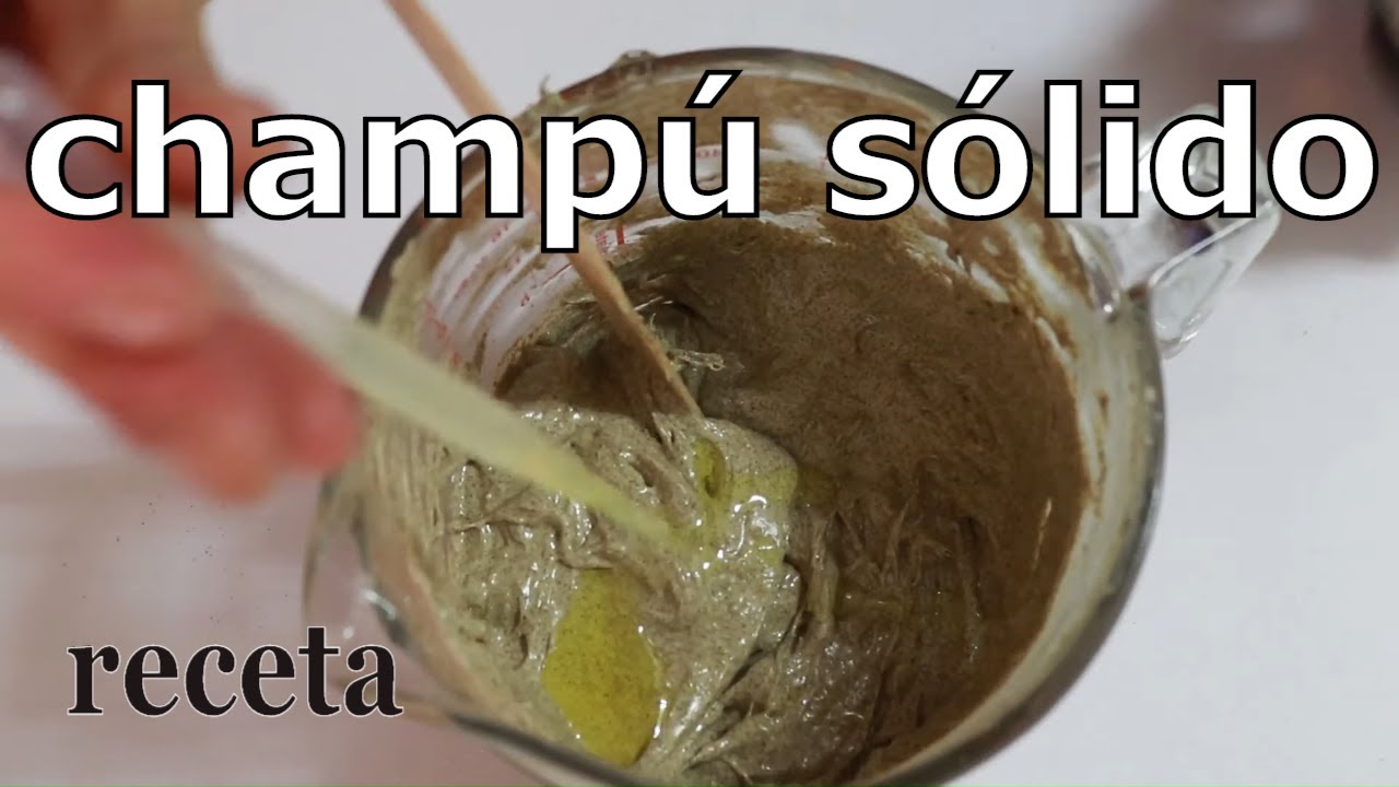 Cómo hacer  CHAMPÚ SÓLIDO con SCS  (Cosmética natural y casera)