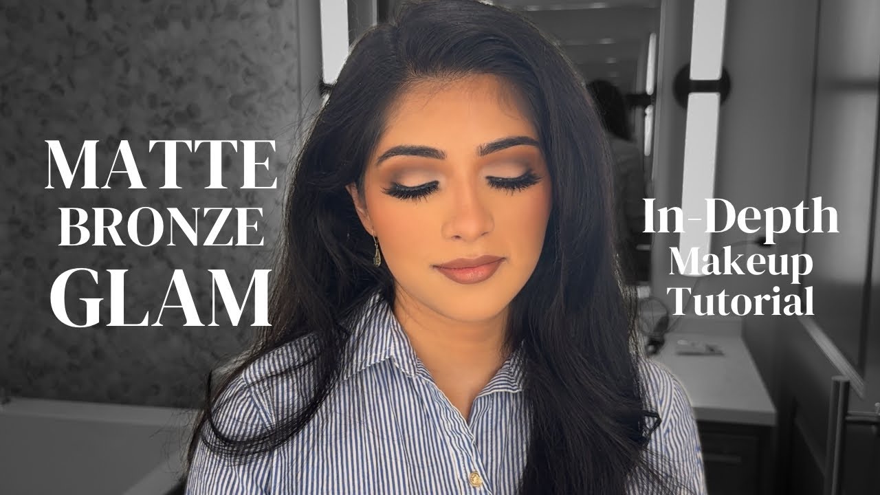 Matte Bronze Glam ✨ Photoshoot Ready Makeup Tutorial IN-DEPTH