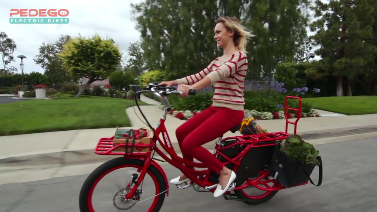The Stretch Cargo Electric Bike – Pedego Canada