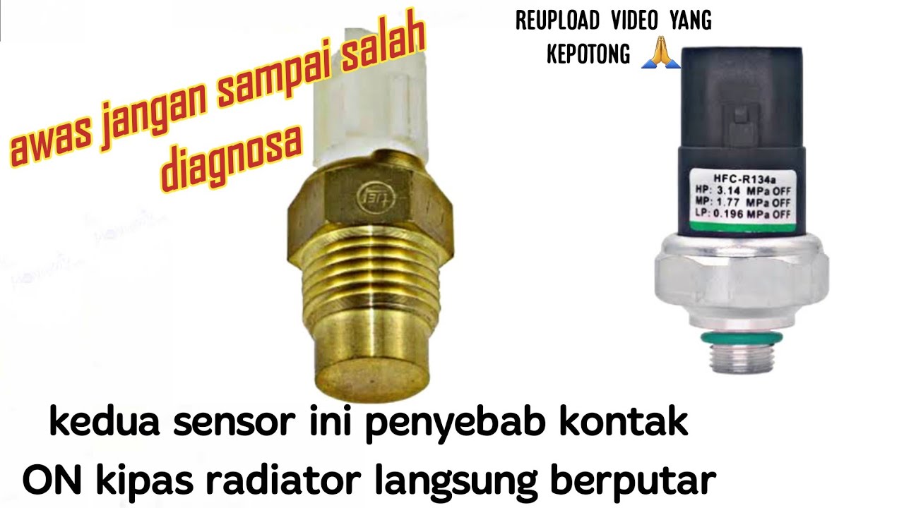 kontak ON kipas radiator langsung berputar pada mobil great corolla ( all new )