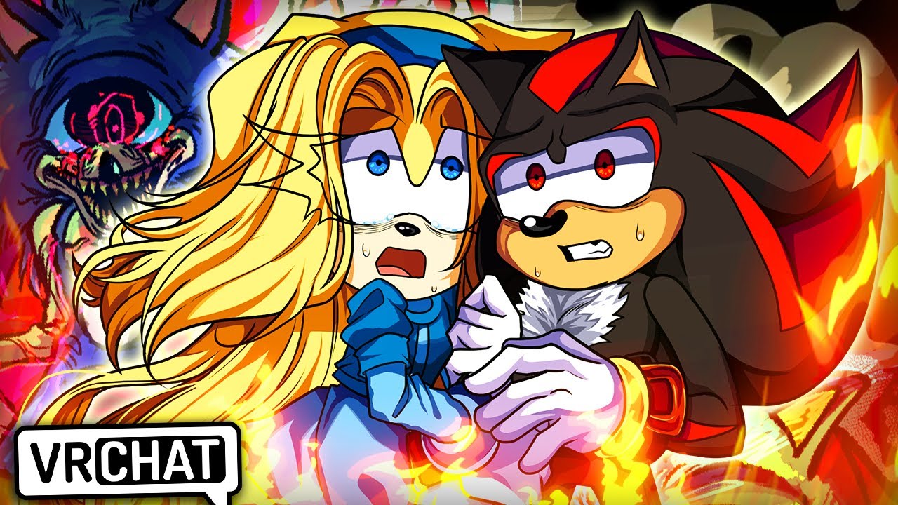 SONIC.EXE УБИВАЕТ МАРИЮ?! Шэдоу и Мария встречают SONIC.EXE?! (VR-чат)