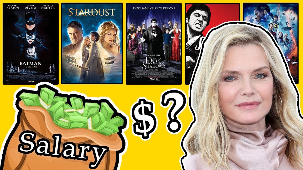 💰 Michelle Pfeiffer Paycheck for Every Movie | Hits & Flops