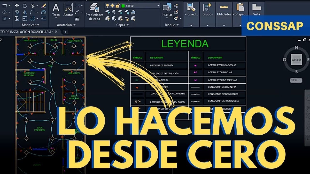Instalaciones Eléctricas Domiciliarias con AutoCad - CON CERTIFICADO GRATUITO