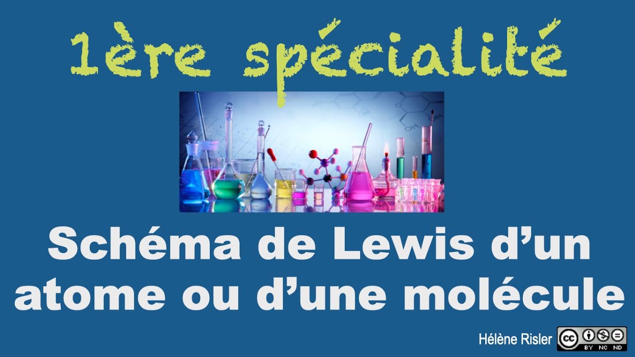 Spé 1ère - Schéme de Lewis d'un atome - Schéma de Lewis d'une molécule simple