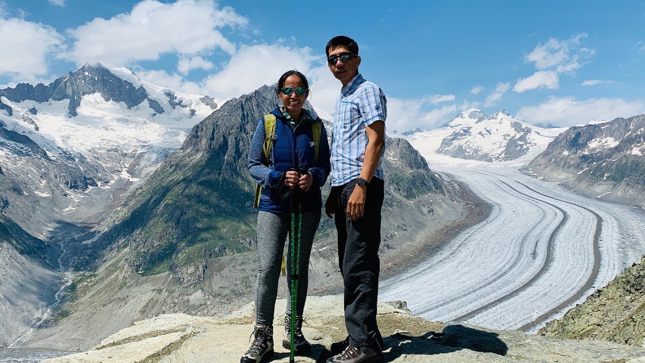 Aletsch Glacier - Eggishorn Switzerland + drone shots