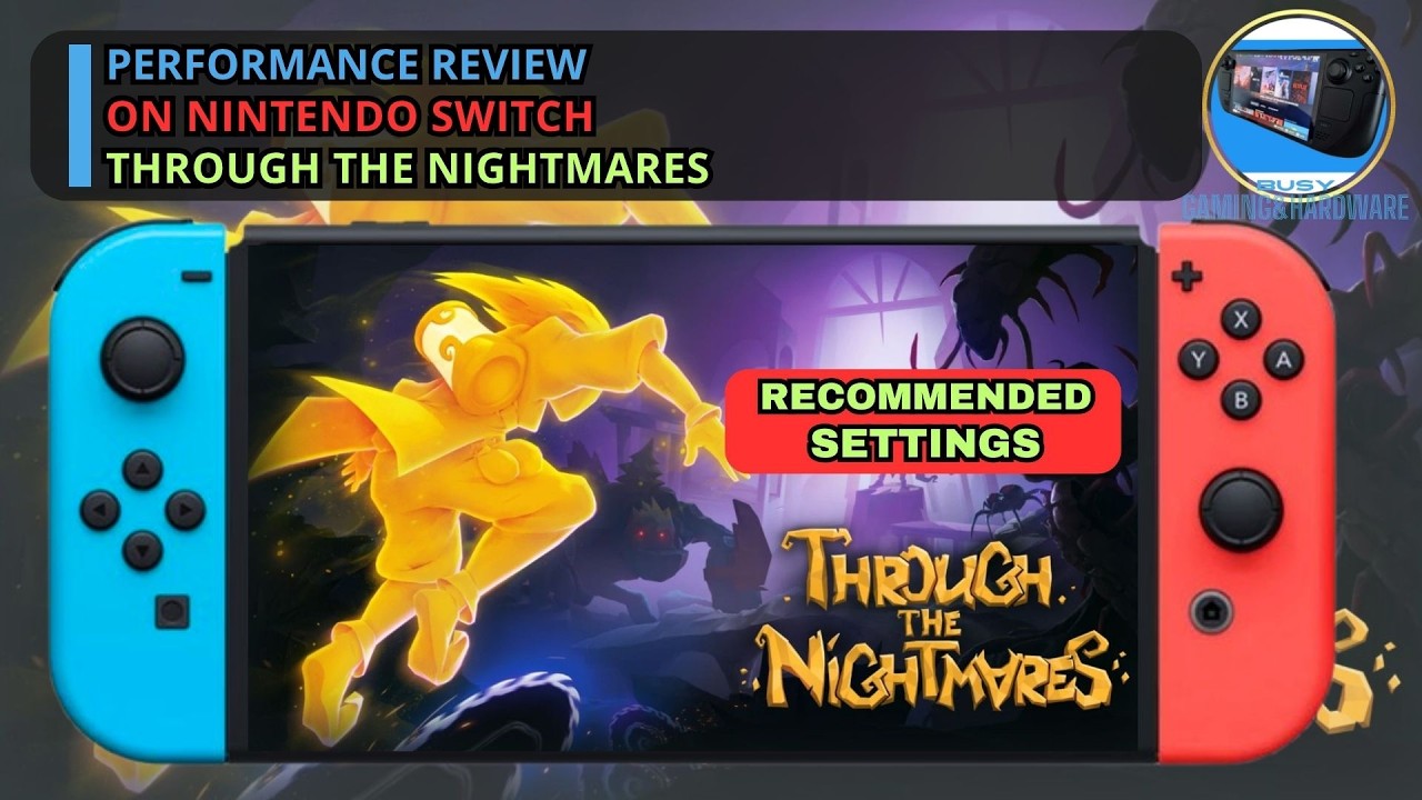 Through the Nightmares Nintendo Switch | Indie Game | Amazing Platformer | Performance Review