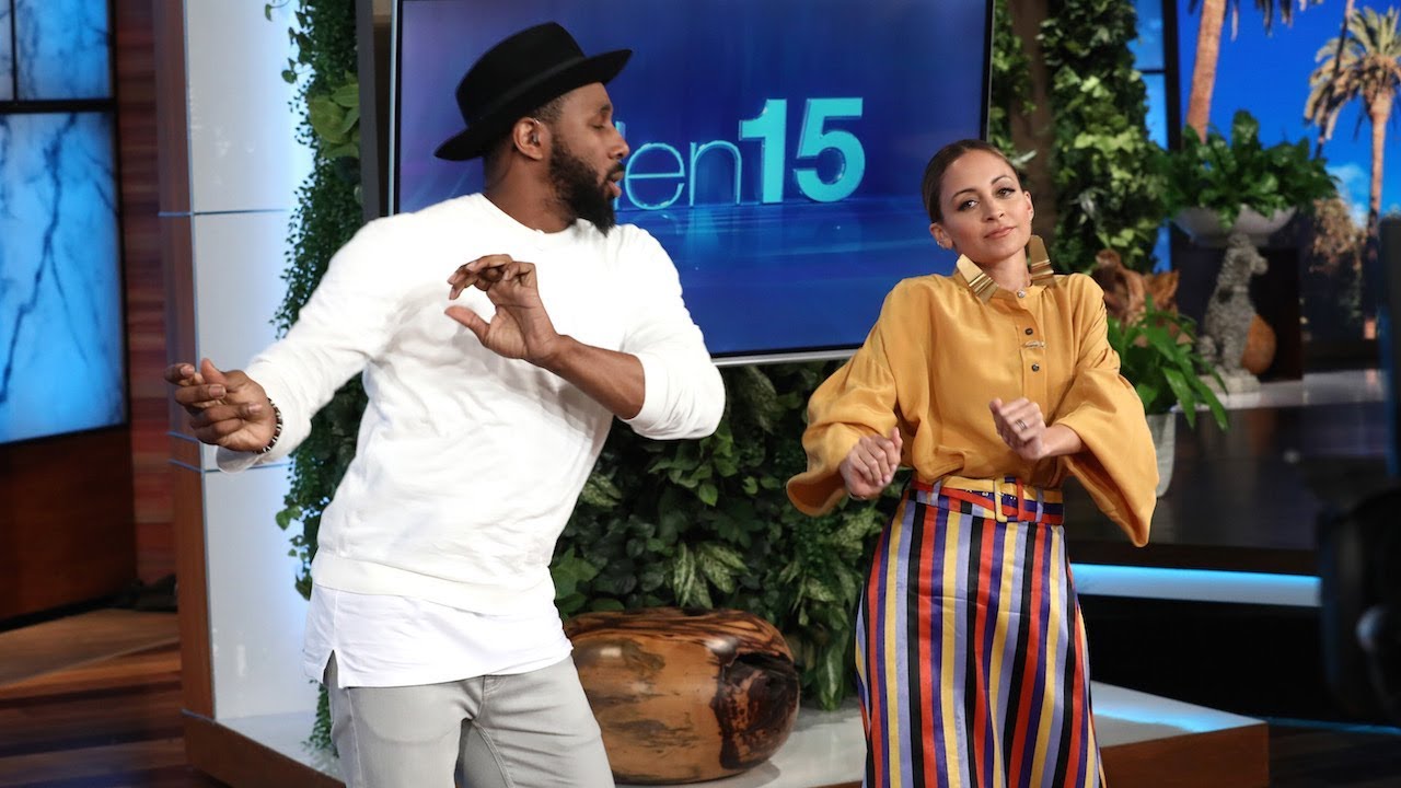 Nicole Richie Gets a Dance Lesson from tWitch
