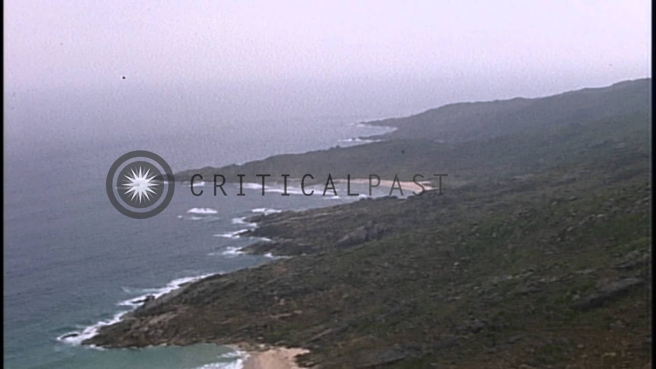 Aerial views of Cam Rahn Bay and vicinity during the Vietnam War HD Stock Footage