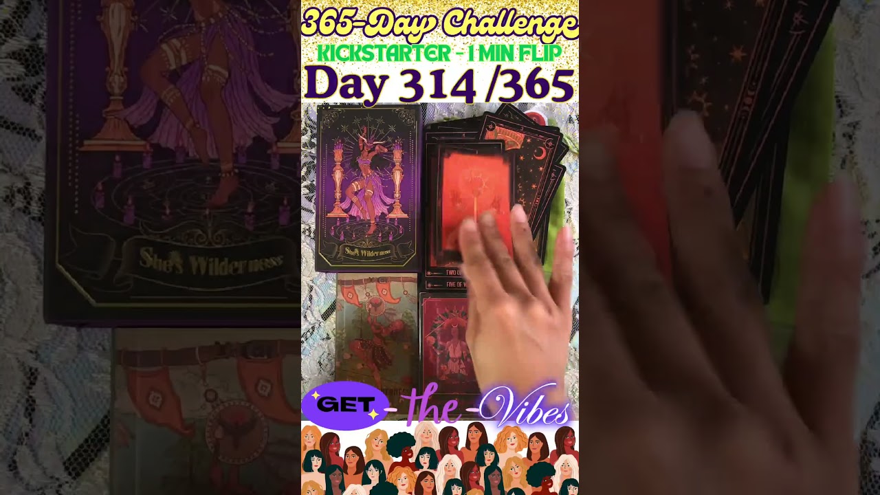 Day 314 of 365 Day Challenge #kickstarter Deluxe Edition - She&rsquo;s Wilderness Tarot Deck #flipthrough