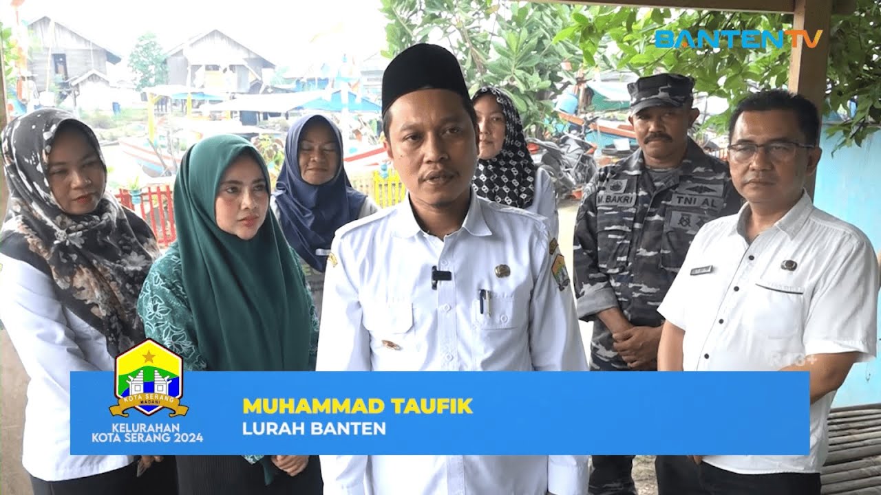 Kelurahan Banten Perkuat Pengelolaan Sampah Laut - Profil Kelurahan Kota Serang 2024