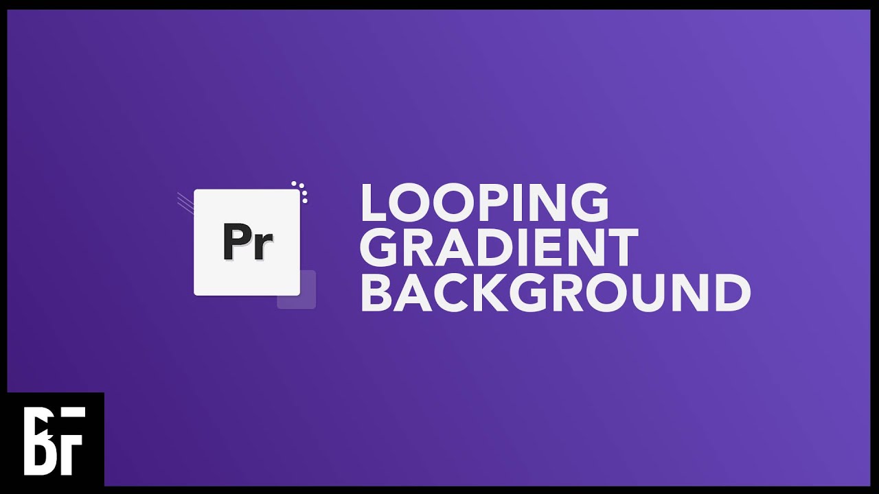 Create a Looping Gradient Background in Premiere Pro