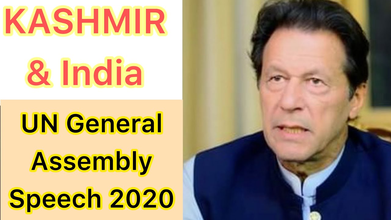 Imran Khan Speech in UN General Assembly Session 2020