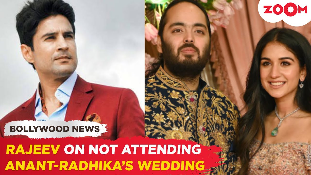 Rajeev Khandelwal OPENS UP on not attending Anant-Radhika's wedding; 