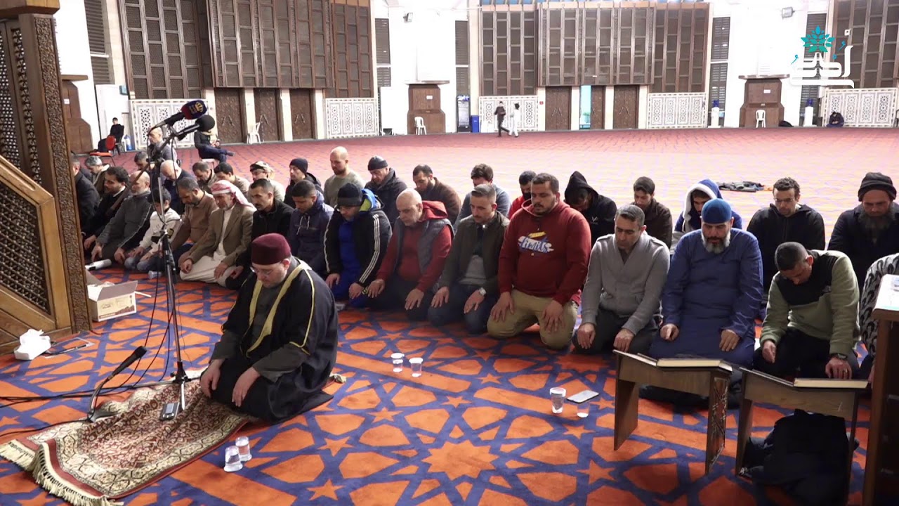 نقل صلاتي العشاء والتراويح من مسجد الملك المؤسس طيب الله ثراه في العاصمة عمان 27-2-2026م.