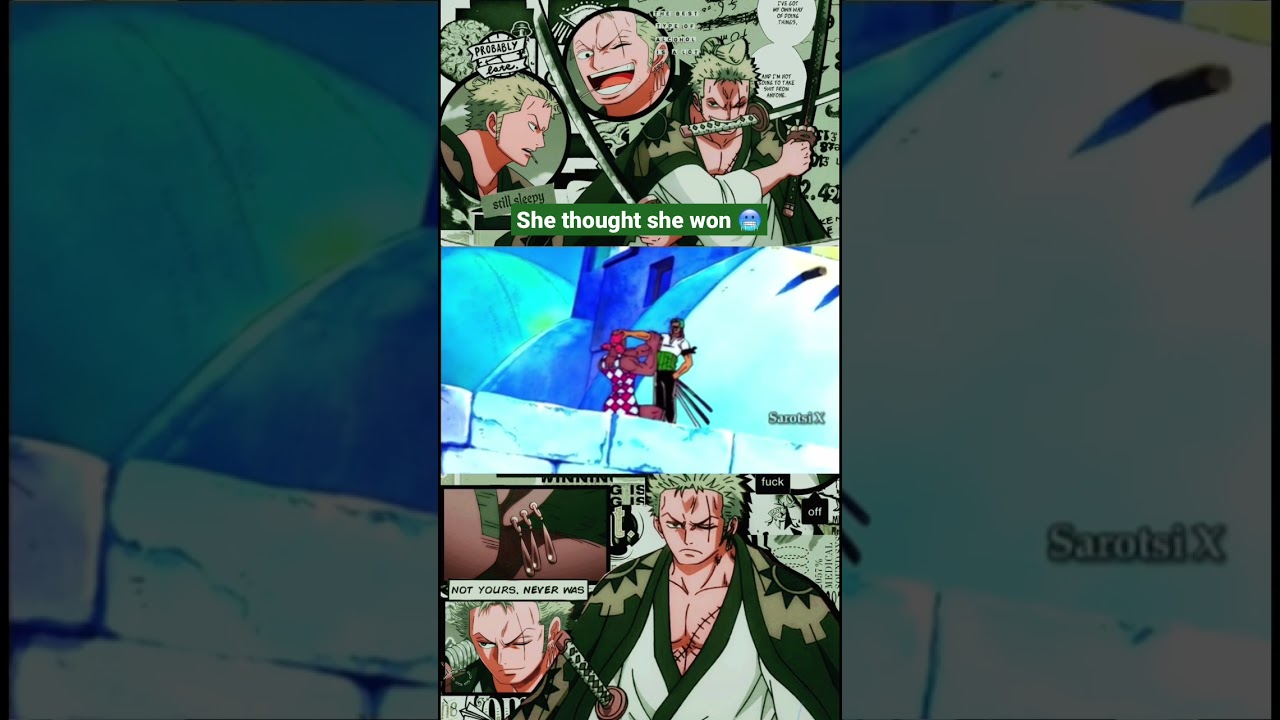 Ms Monday Vs zoro 🥶🥶