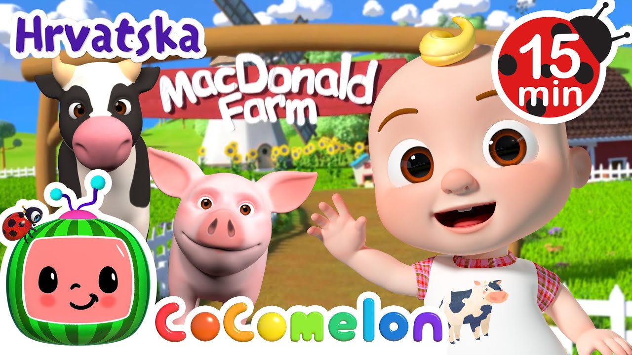 Stari MacDonald | CoComelon Hrvatska | Crtaći filmovi i dječje pjesme na hrvatskom