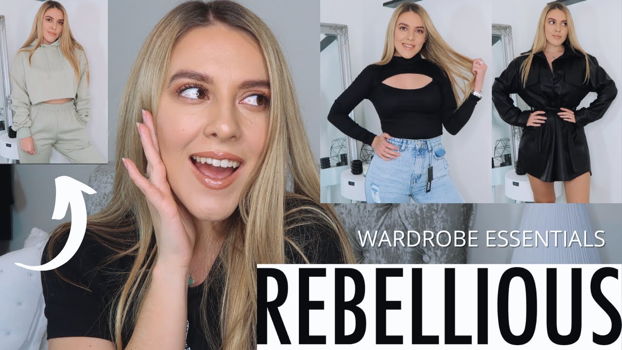 REBELLIOUS FASHION HAUL *size 10* & try on! CLOTHES YOU NEED! & discount code