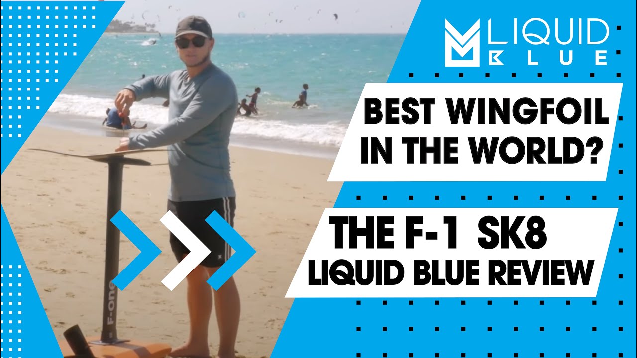 The best #wingfoil  Foil in the world!? The F-ONE SK8 with Liquid Blue #cabarete , DR...