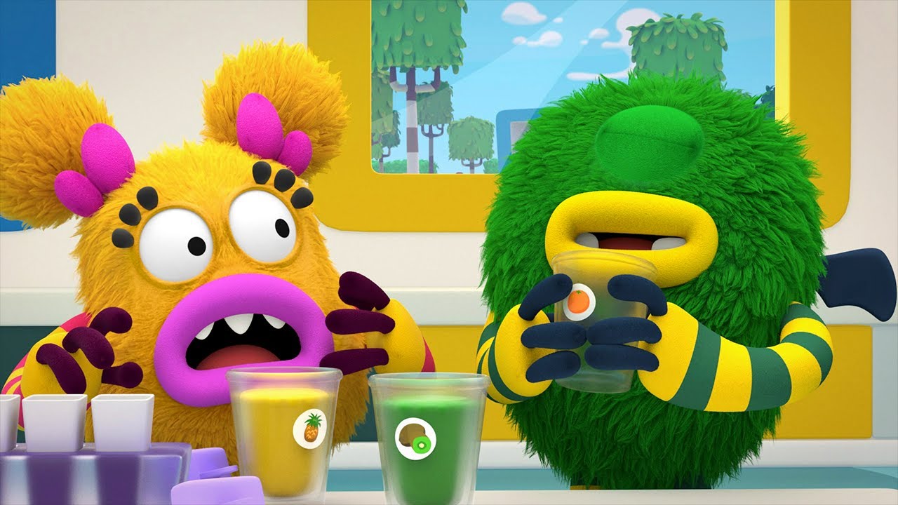 MOMONSTERS in English 🤪 Popsicles 💜 Educational animation for Kids