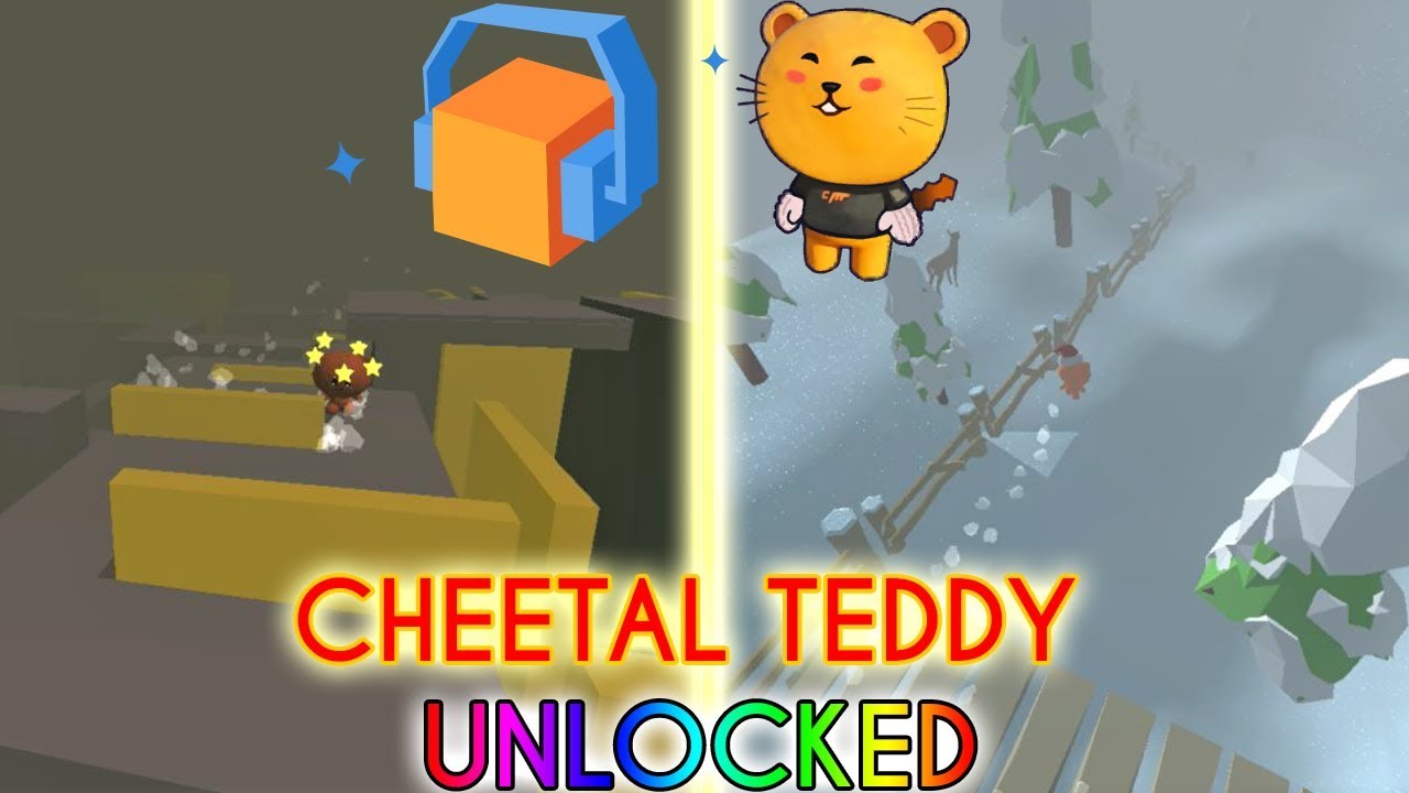 Dancing Line - Cheetah Teddy (Mascot) Unlocked